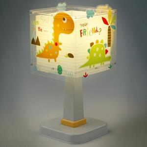 Dalber Dječja stolna lampa Dinos, G4, širina 14 cm, Bijela, rasadnik, Plastika