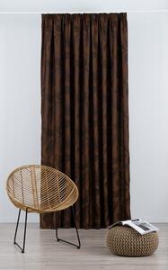 Tamno smeđa zavjesa 210x245 cm Nydia – Mendola Fabrics