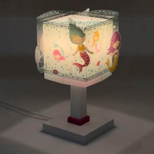 Dalber Dječja stolna lampa Sirene, G4, širina 16 cm, Plava, rasadnik, Plastika