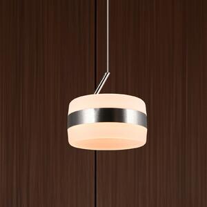 Trio Lighting Dios LED viseća svjetiljka, boje nikla, Ø 15 cm, metal, CCT, prigušiva, Metalik, Dnevni boravak/blagovaonica, Metal