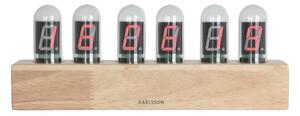 Digitalni sat na drvenom stalku Karlsson Cathode
