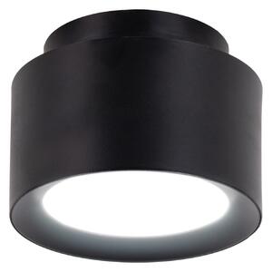 Näve LED stropna reflektor Trimes, Ø 14 cm, crna, CCT, postupno prigušivanje, prigušiva, Crno, Dnevni boravak/blagovaonica, Plastika
