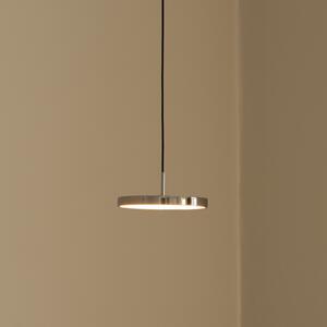 UMAGE LED viseća svjetiljka Asteria Micro, polirani čelik, Ø 15 cm, prigušiva, Metalik, Dnevni boravak/blagovaonica, Metal