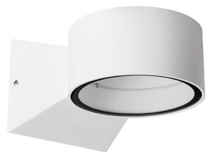 Bijela zidna svjetiljka SULION Fluvial, 13 x 9 cm
