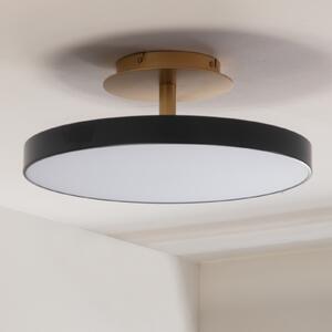 UMAGE LED stropna svjetiljka Asteria UP PLUS, antracit Ø 60 cm CCT, prigušiva, Crno, Dnevni boravak/blagovaonica, Metal