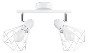 Bijela stropna svjetiljka ø 10 cm Varpu – Nice Lamps