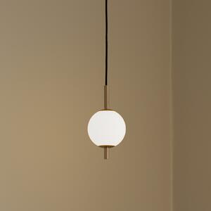 UMAGE Audrey LED viseća svjetiljka, boje mesinga, 1 žarulja. Ø 12 cm, prigušiva, Zlato / mjed, Dnevni boravak/blagovaonica, Metal, Metak