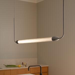 UMAGE viseća svjetiljka LEMON SQUEEZE LINEAR, čelik, 138 cm, GU10, prigušiva, Metalik, Dnevni boravak/blagovaonica, Metal
