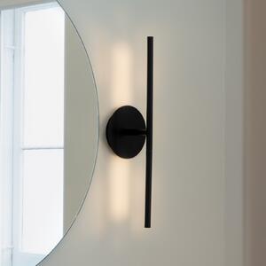UMAGE LED zidna svjetiljka Omni, crna, širina 54 cm, 2 žarulje., prigušiva, Crno, Dnevni boravak/blagovaonica, Aluminij