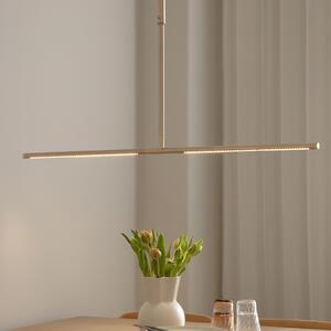 UMAGE Omni LED viseća svjetiljka, boje mesinga, duljina 107 cm, 2 žarulje., prigušiva, Zlato / mjed, Dnevni boravak/blagovaonica, Aluminij