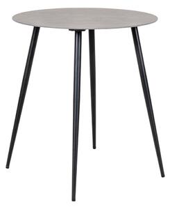 Sivi okrugli stolić za kavu keramički ø 60 cm Lazio – House Nordic