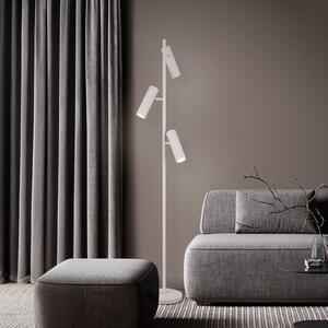 Trio Lighting Soka podna lampa, svijetlosiva, visina 150 cm, metalna, 3 žarulje., Sivo, Dnevni boravak/blagovaonica, Metal