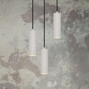 Trio Lighting Viseća lampa Soka, svijetlosiva, Ø 28 cm, metalna, 3 žarulje., prigušiva, Sivo, Dnevni boravak/blagovaonica, Metal