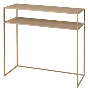 Bež metalni pomoćni stol 35x85 cm Fera – Blomus
