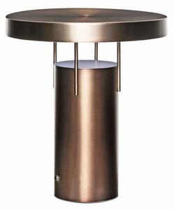 Hübsch HÖBSCH LED punjiva stolna lampa BringMe, polirani mesing, 28 cm, prigušiva, Zlato / mjed, Metal