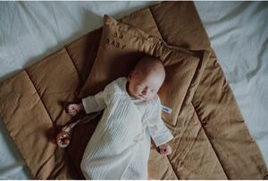 Smeđa pamučna deka za bebe 80x100 cm - Malomi Kids