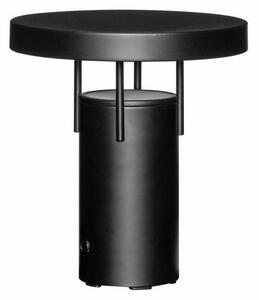 Hübsch HÖBSCH LED punjiva stolna lampa BringMe Mini, mat crna, 20 cm, prigušiva, Crno, Metal
