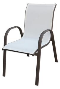 Crno-bijela vrtna stolica Clasic - LDK Garden