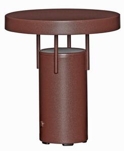 Hübsch HÖBSCH LED punjiva stolna lampa BringMe Mini, bordo, 20 cm, prigušiva, Crvena, Metal
