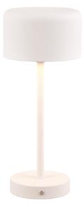 Bijela LED stolna lampa s mogućnošću zatamnjivanja (visina 30 cm) Jeff – Trio