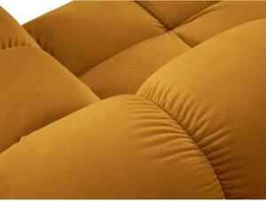 Žuta baršunasta sofa 282 cm Bellis – Micadoni Home