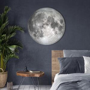 Slika ø 70 cm The Moon – Malerifabrikken