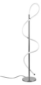 LED stojeća svjetiljka u sjajno srebrnoj boji (visina 135 cm) Argos – Trio