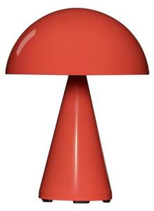 Hübsch HÖBSCH LED punjiva stolna lampa Mush, jarko crvena, visina 20 cm, prigušiva, Crvena, Metal