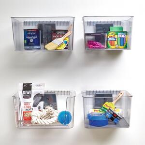 Kutija za pohranu s poklopcem od reciklirane plastike iD Wallspace - iDesign