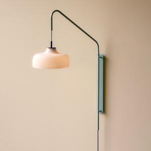 Hübsch HÜBSCH Current zidna lampa, svijetloplava, projekcija 71 cm, Plava, Dnevni boravak/blagovaonica, Staklo