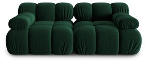 Zelena baršunasta sofa 188 cm Bellis – Micadoni Home