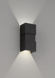 Crna LED zidna lampa Oslo - Fischer & Honsel