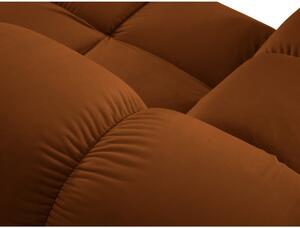 Narančasta baršunasta sofa 285 cm Bellis – Micadoni Home