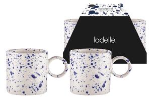 Bijelo-plave šalice u setu 2 kom od kamenine 450 ml Carnival – Ladelle
