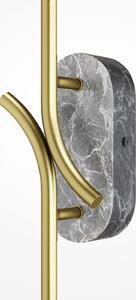 Maytoni LED zidna lampa RENAISSANCE, mesing/mramor, visina 63 cm, 2 žarulje., Zlato / mjed, Dnevni boravak/blagovaonica, Metal