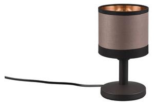 Crno-smeđa stolna lampa (visina 22 cm) Davos – Trio