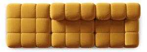 Žuta baršunasta sofa 282 cm Bellis – Micadoni Home