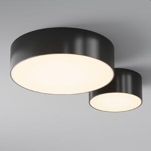 Maytoni Zon LED vanjska stropna svjetiljka, crna, Ø 12 cm, 3000 K metalna, Crno, Aluminij