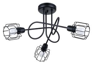 Crna stropna svjetiljka ø 10 cm Salom – Nice Lamps
