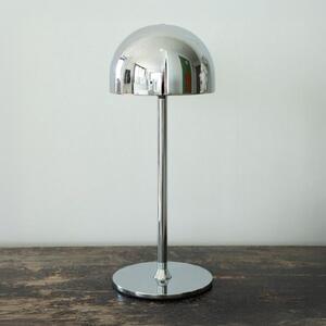 Sirius Tim LED stolna lampa na baterije, kromirana, visina 30 cm, IP54, Metalik, Dnevni boravak/blagovaonica, Metal