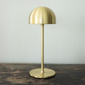 Sirius Tim LED stolna lampa na baterije, boje mesinga, visine 30 cm, IP54, Zlato / mjed, Dnevni boravak/blagovaonica, Metal