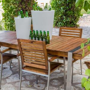Vrtni blagovaonski stol od punog bagrema 100x220 cm Norah - LDK Garden