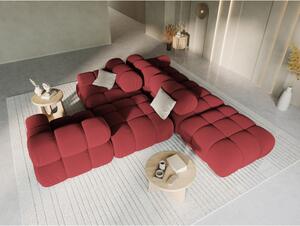 Crvena baršunasta sofa 282 cm Bellis – Micadoni Home