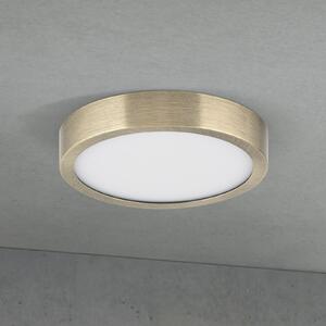 ORION LED stropna svjetiljka Disc, antikni mesingani finiš, Ø 14 cm, CCT, prigušiva, Bronca / stari mesing, Dnevni boravak/blagovaonica, Aluminij