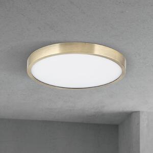 ORION LED stropna svjetiljka Disc, antikni mesingani finiš, Ø 24 cm, CCT, prigušiva, Bronca / stari mesing, Dnevni boravak/blagovaonica, Aluminij
