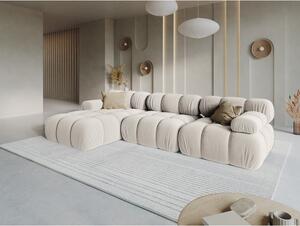 Bež baršunasta sofa 285 cm Bellis – Micadoni Home