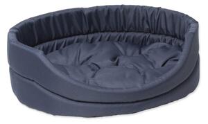 Tamno plavi plišani krevet za pse 40x48 cm Dog Fantasy DeLuxe – Plaček Pet Products