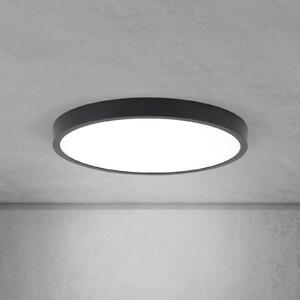 ORION LED stropna svjetiljka Disc, crna Ø 28 cm, CCT metal/plastika, prigušiva, Crno, Dnevni boravak/blagovaonica, Aluminij