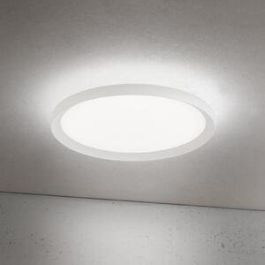 ORION LED stropna svjetiljka Kant, Ø 40 cm, bijela, CCT, metal/plastika, prigušiva, Bijela, Dnevni boravak/blagovaonica, Aluminij