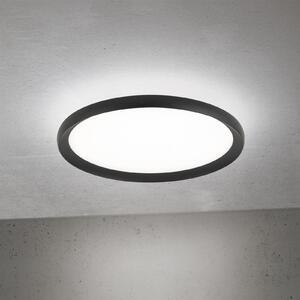 ORION LED stropna svjetiljka Kant, Ø 40 cm crna, CCT metal/plastika, prigušiva, Crno, Dnevni boravak/blagovaonica, Aluminij